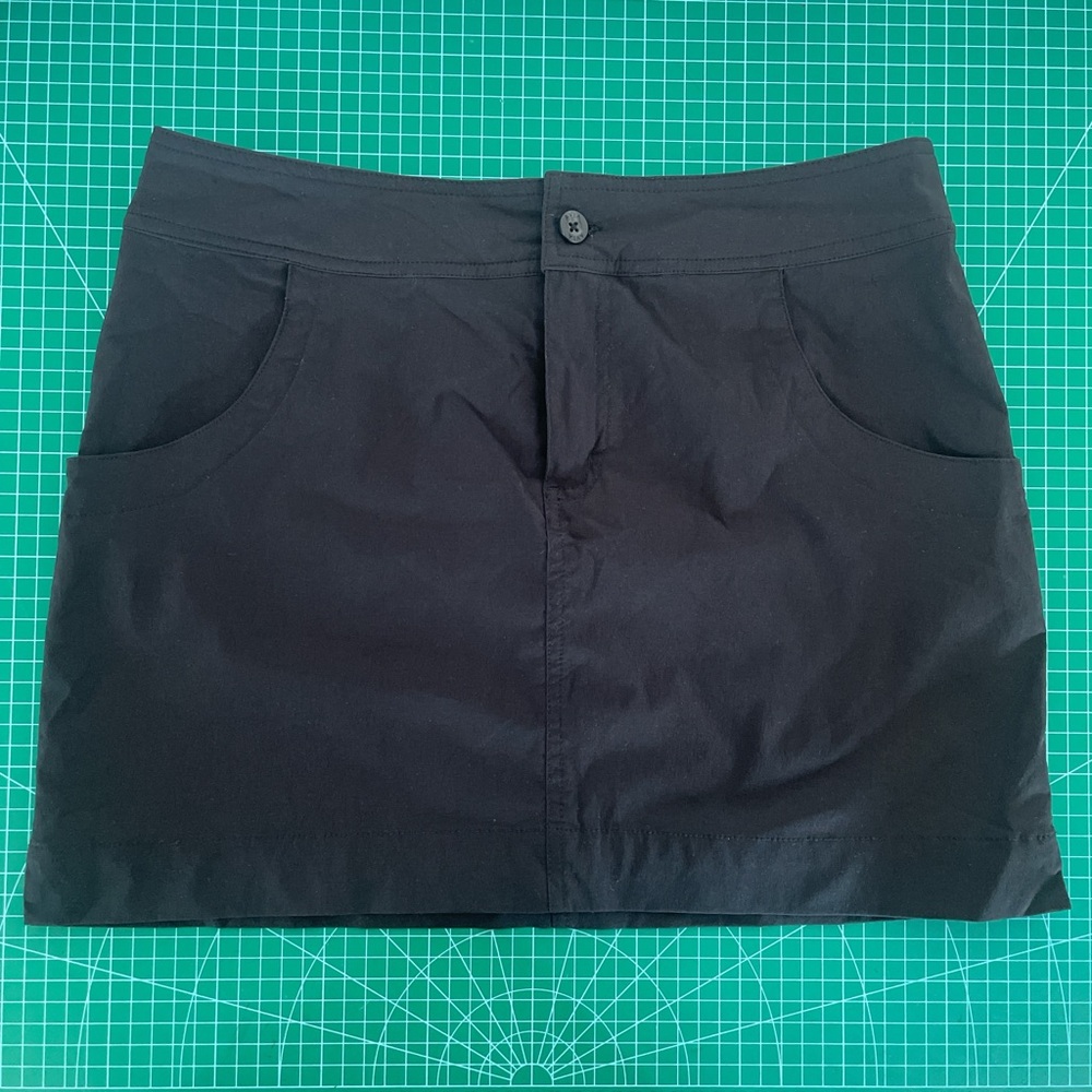 Black miniskirt